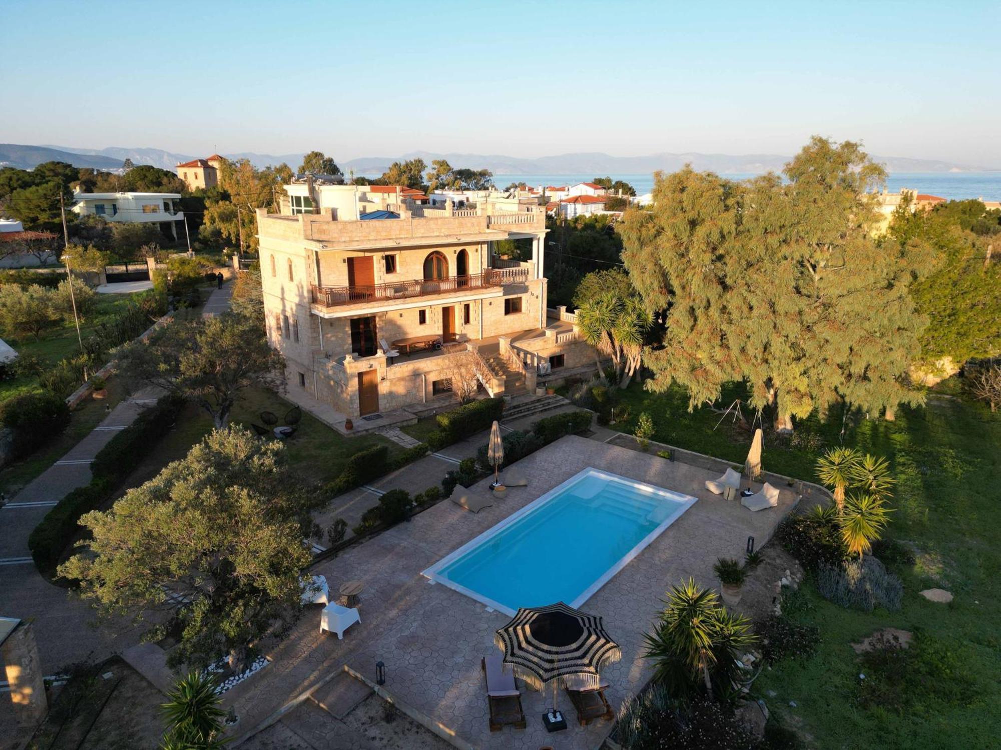 Seaside "Stone & Light Villa Ii" Close To Aegina City Khloi Extérieur photo